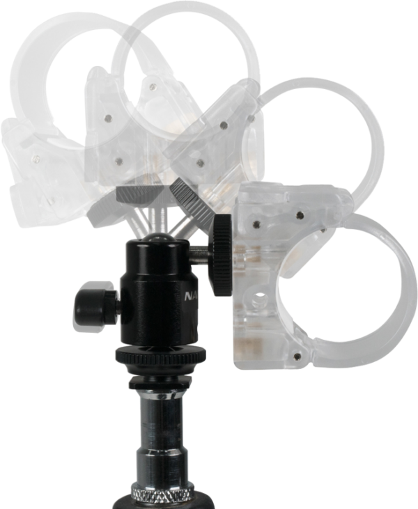 Nanlite - T12 Tube Holder With Mini Ball Head