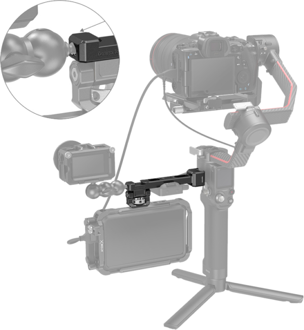 Smallrig - 3026 DJI RS 2 / RSC 2 monitorikinnitus