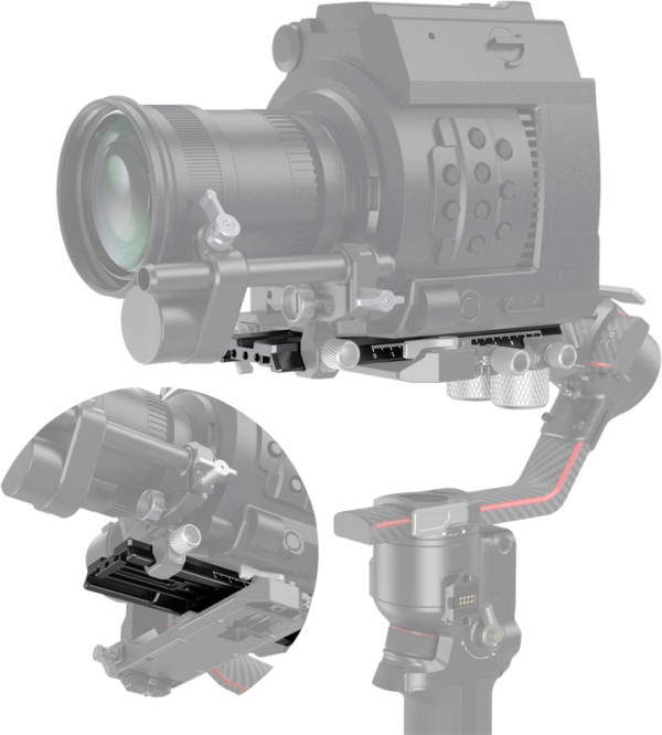 Smallrig 3031 DJI RS 2 / RSC 2 pikendatud kiirkinnitusplaat