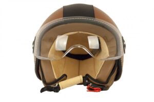 Helmet Vito Jet Leather (Brown Amsterdam M)