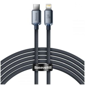 Baseus - Type-C to lightning fast charging data cable (20W, black, 2m)