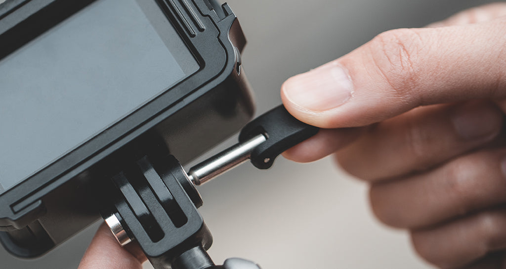 Action Camera Adhesive Mount - PGYTECH's quick release pin