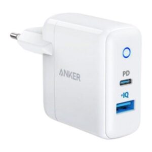 Anker - PowerPort PD+ 2 (15W USB, 20W Type-C)