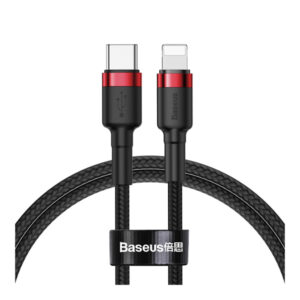 Baseus - Cafule Cable Type-C to lightning 18W 1m Red+Black