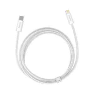 Baseus - Type-C to lightning fast charging data cable (20W, WHITE, 1m)