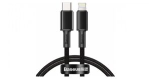 Baseus - Type-C to lightning fast charging data cable (20W, black, 1m)