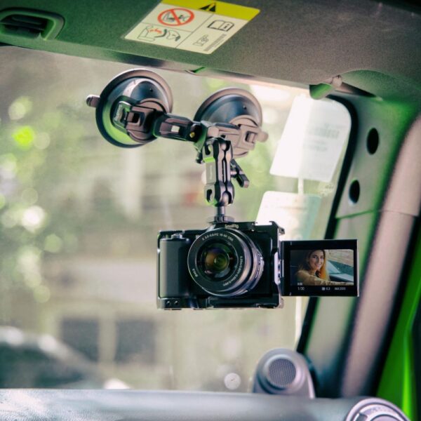 SmallRig - 3566 Suction Cup Portable Dual with Camera Mount SC-2K