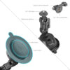SmallRig 4193 Portable Suction Cup Mount Support for Action Cameras