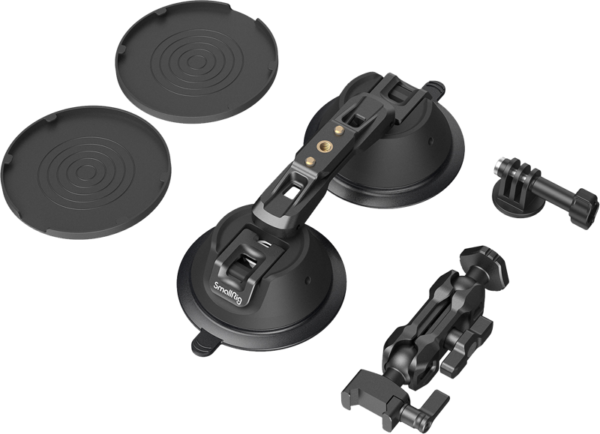 SmallRig - 3566 Suction Cup Portable Dual with Camera Mount SC-2K