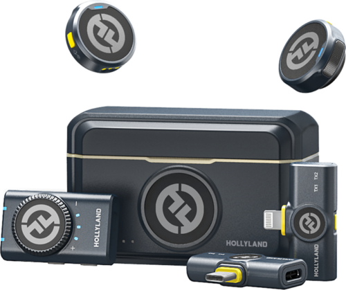 Hollyland Lark M2 Combo - Wireless Lavalier Microphone