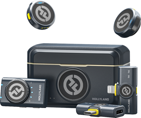 01_126985 Hollyland Lark M2 Combo - Wireless Lavalier Microphone