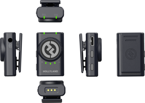 04_126985 Hollyland Lark M2 Combo - Wireless Lavalier Microphone