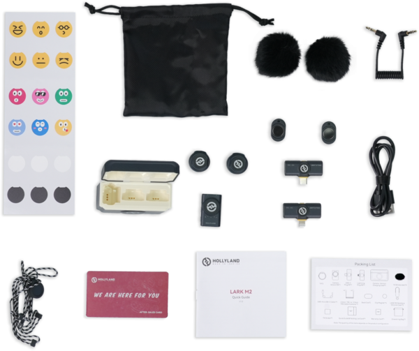 06_126985 Hollyland Lark M2 Combo - Wireless Lavalier Microphone