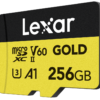 800q-02_126305 Lexar microSD GOLD microSDXC UHS-II/C10/A1/U3 R280/W100 (60) 256GB