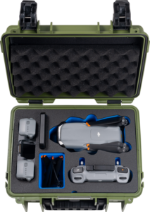 BW Outdoor Cases Type 3000 for DJI Air 3 / Bronze-green