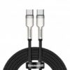 BASEUS Cafule Series Metal Data Cable USB-C 100W 2m Black