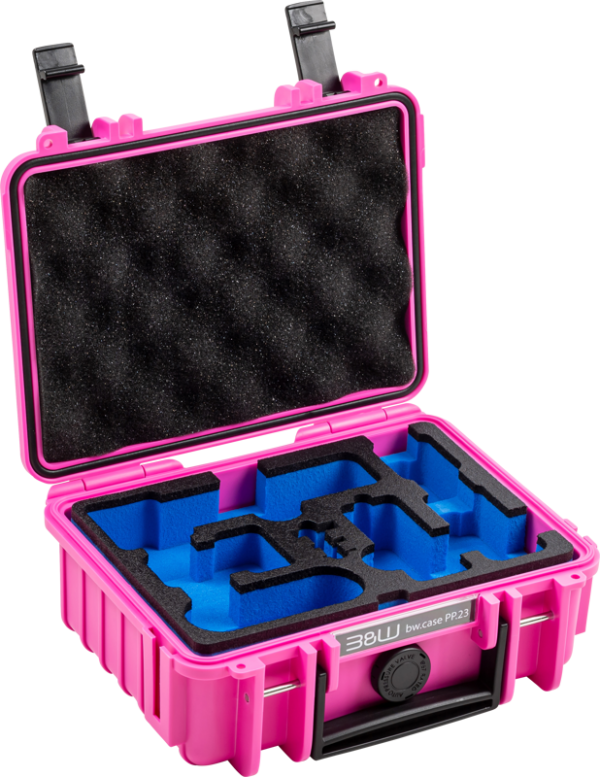 800q-01_127069 B&W Cases Type 500 for DJI Osmo Pocket 3 Creator Combo, Pink