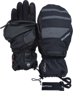 Vallerret Skadi Zipper Mitt LRS: Black XL