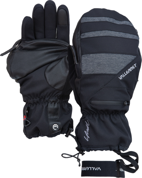 Vallerret Skadi Zipper Mitt LRS: Black XL