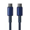 Baseus Tungsten Charging Cable USB-C to USB-C 100W 2m, Sinine