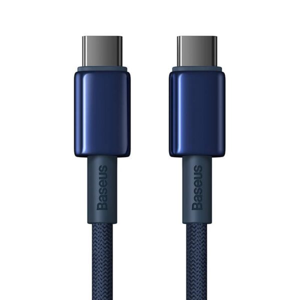 Baseus Tungsten Charging Cable USB-C to USB-C 100W 2m, Sinine