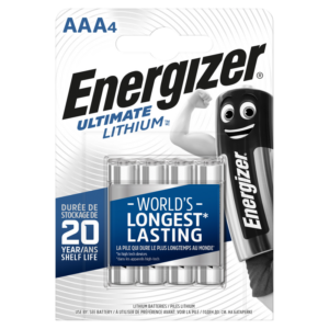 Energizer Ultimate Lithium AAA 4 pack