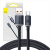 Baseus Crystal Shine Cable USB to USB-C 100W 1.2m Black