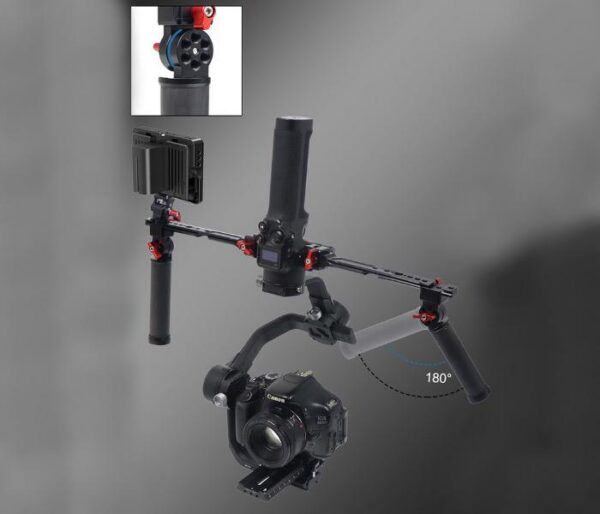 Double Handheld Stabilizer for DJI RS 4 / RS 4 Pro