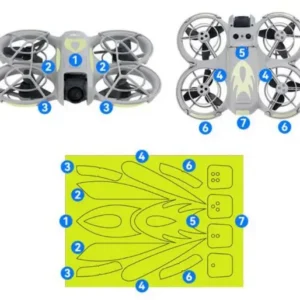 Öine fluorestseeruv kleebis