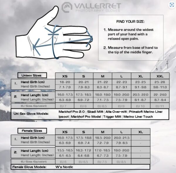 Vallerret Ipsoot fotograafia kindad/XXL