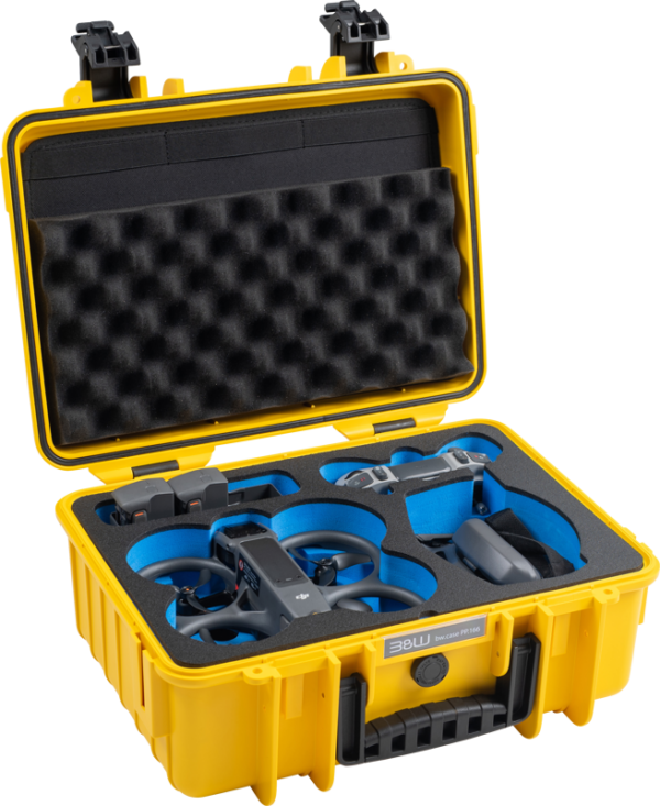 BW Outdoor Cases Type 4000 for DJI Avata2 - yellow