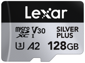 Lexar microSDXC Silver Plus 1066x UHS-I/U3/A2/4K R205/W150 (V30) 128GB