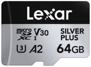 Lexar microSDXC Silver Plus 1066x UHS-I/U3/A2/4K R205/W150 (V30) 64GB