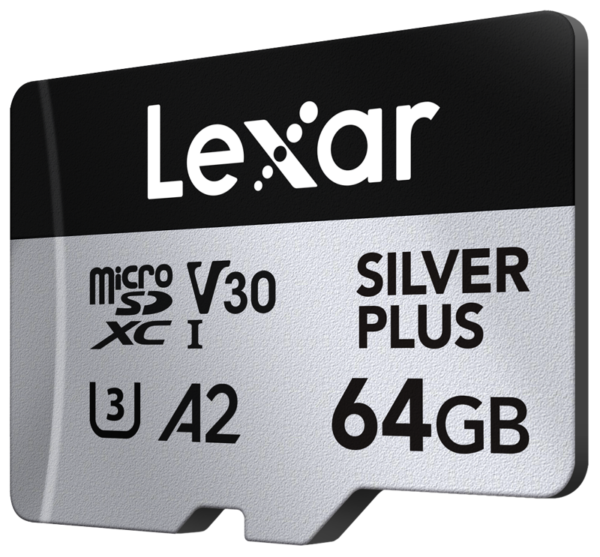 Lexar microSDXC Silver Plus 1066x UHS-I/U3/A2/4K R205/W150 (V30) 64GB