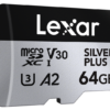 Lexar microSDXC Silver Plus 1066x UHS-I/U3/A2/4K R205/W150 (V30) 64GB