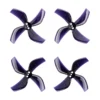 BetaFPV Gemfan 2020 4-Blade Propellers 1.5mm Shaft｜4PCS | Läbipaistev Must