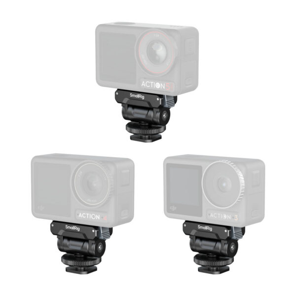 SmallRig 5436 kiirkinnitus DJI Osmo Action 5 Pro / 4 / 3 kaamerale koos cold shoe adapteriga