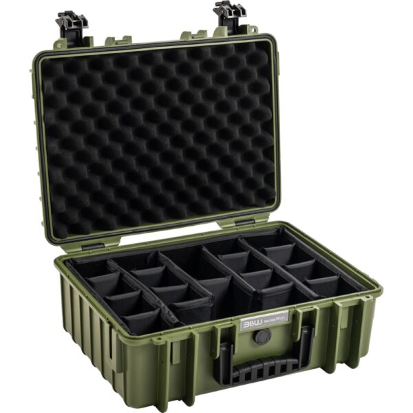 BW Outdoor Cases Type 5000 kohver DJI Mavic 4 Pro jaoks — Bronze Green