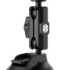 TELESIN Universal Suction Cup Holder with phone holder and action camera mounting