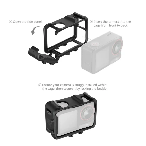 Smallrig 5135 Cage for DJI OSMO Action 5 Pro, 4, 3