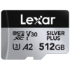 Lexar microSDXC Silver Plus 1066x UHS-I/U3/A2/4K R205/W150 (V30) 512GB