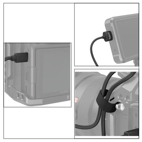 SmallRig 3043 HDMI Cable Ultra Slim 4K 55cm (D to A)