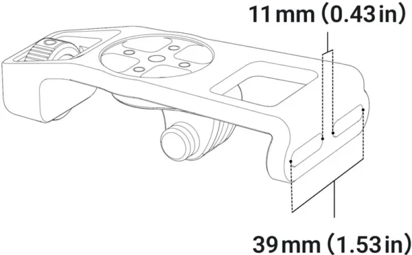 Insta360 Bike Computer Mount (Independent Handlebars)