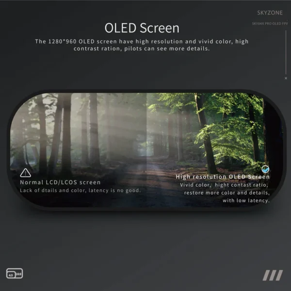 SkyZone 04X Pro FPV goggles