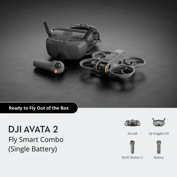 DJI Avata 2 Fly Smart Combo (Single Battery)