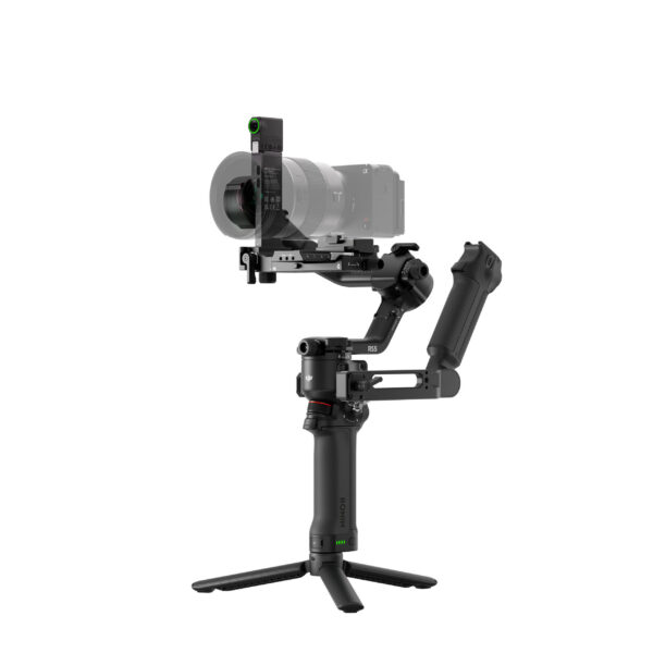 RS 5 + RS Enhanced Intelligent Tracking Module + Electronic Briefcase Handle (Frontward Right 45°) DJI RS 5 Combo