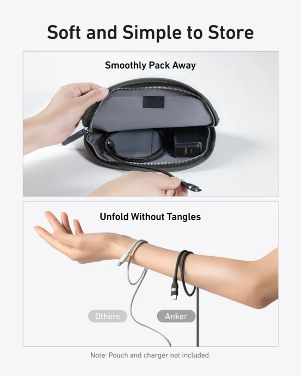 Anker USB-C to USB-C Cable (2m, 240W, Braided)