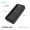 FIXED Powerbank Zen2 20, PD 20W, 20 000 mAh, black