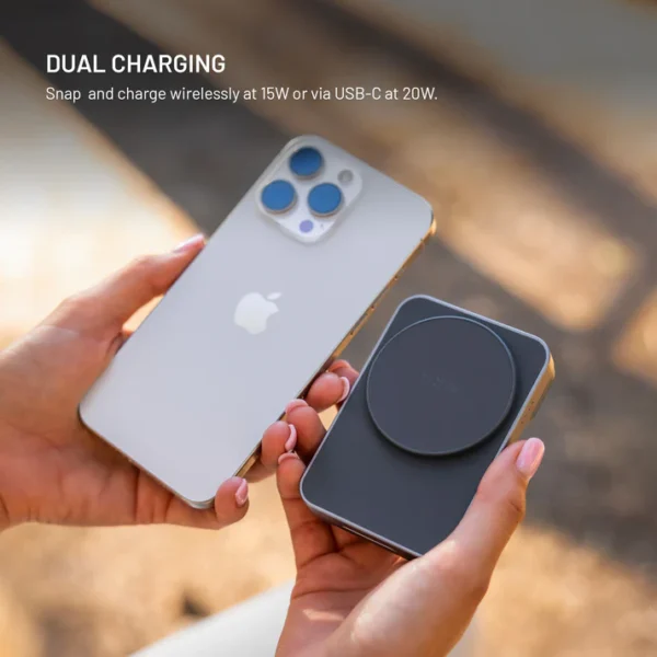 FIXED Powerbank MagZen 5 Stand, 5000 mAh, gray