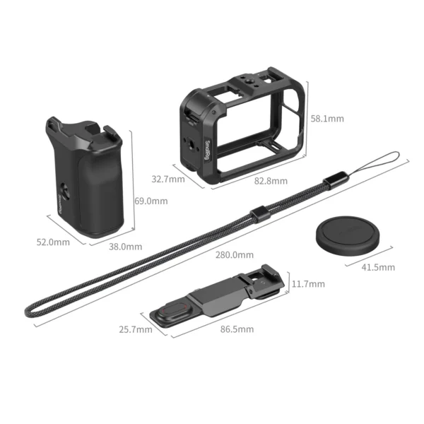SmallRig 6037 Cage Kit for DJI Osmo Action 6